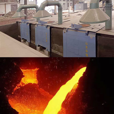 수직 또는 수평 오븐 구조 높은 녹기 효율과 최대 1250 °C 온도 범위의 구리 녹기 오븐